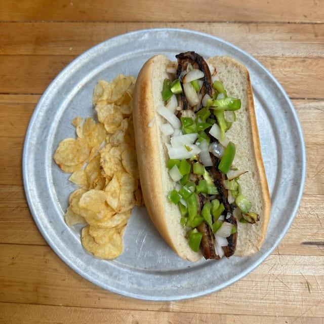 Italian Sausage Sandwich.
