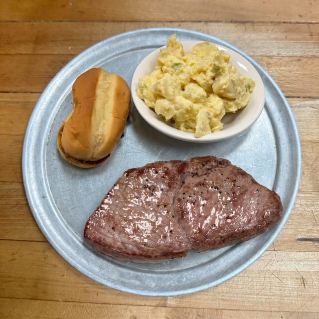 Steak Dinner.