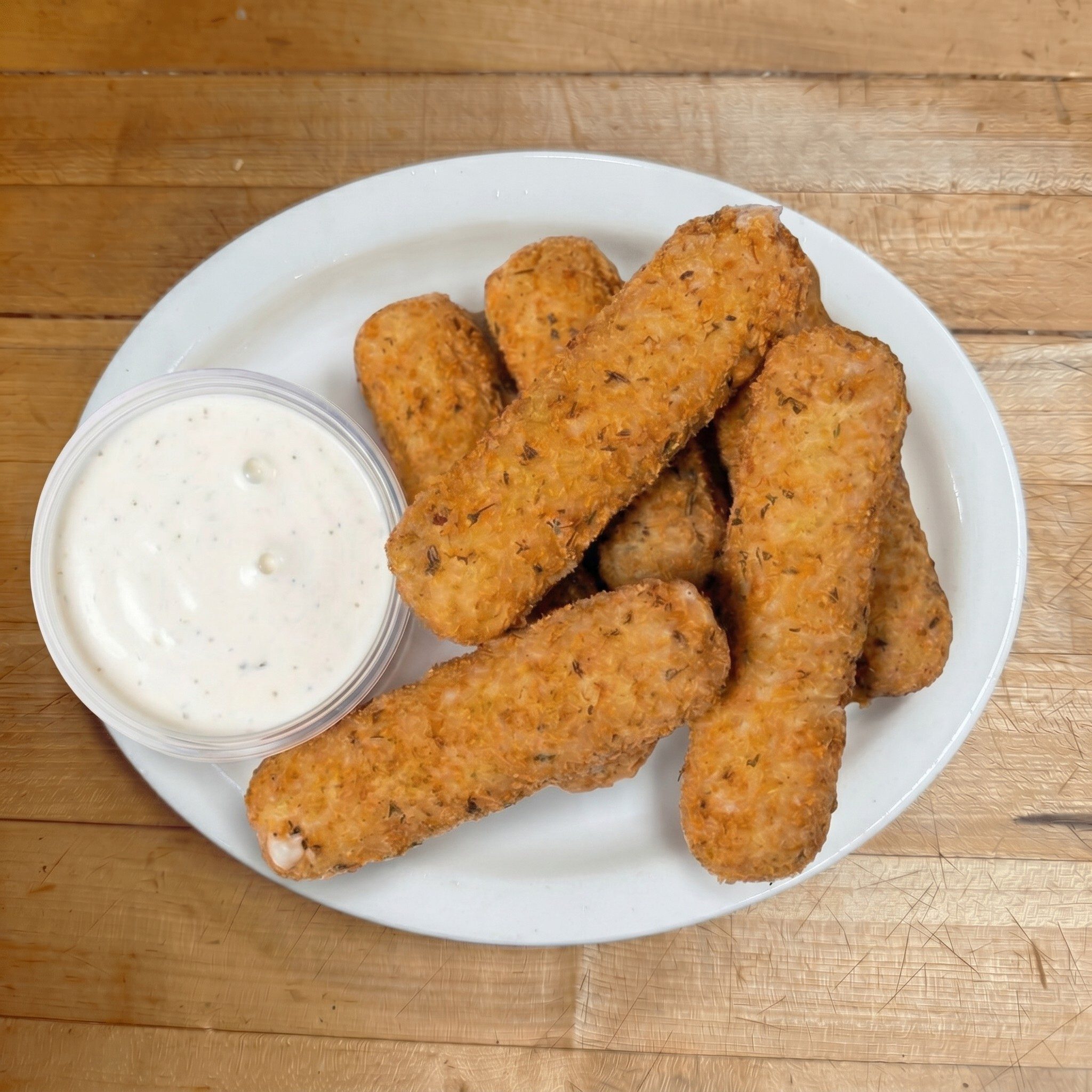 Breaded Zucchini Slices.