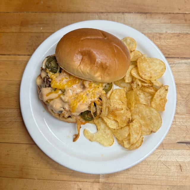 Tex Mex Burger.