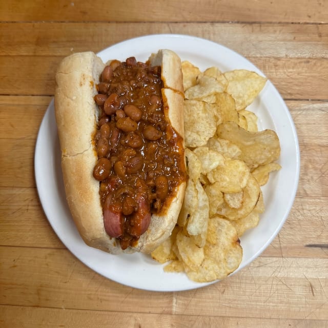 Chili Dog Sandwich.