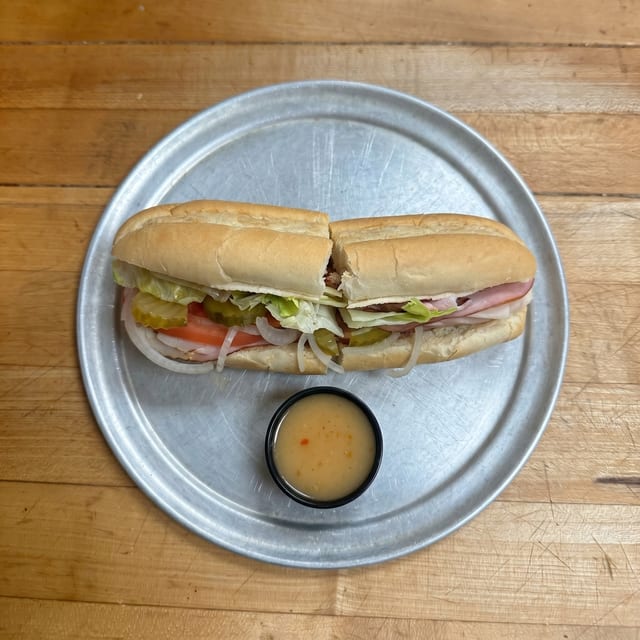 Hot Hoagie Sandwich.