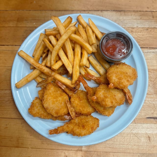 Breaded Shrimp Dinner.